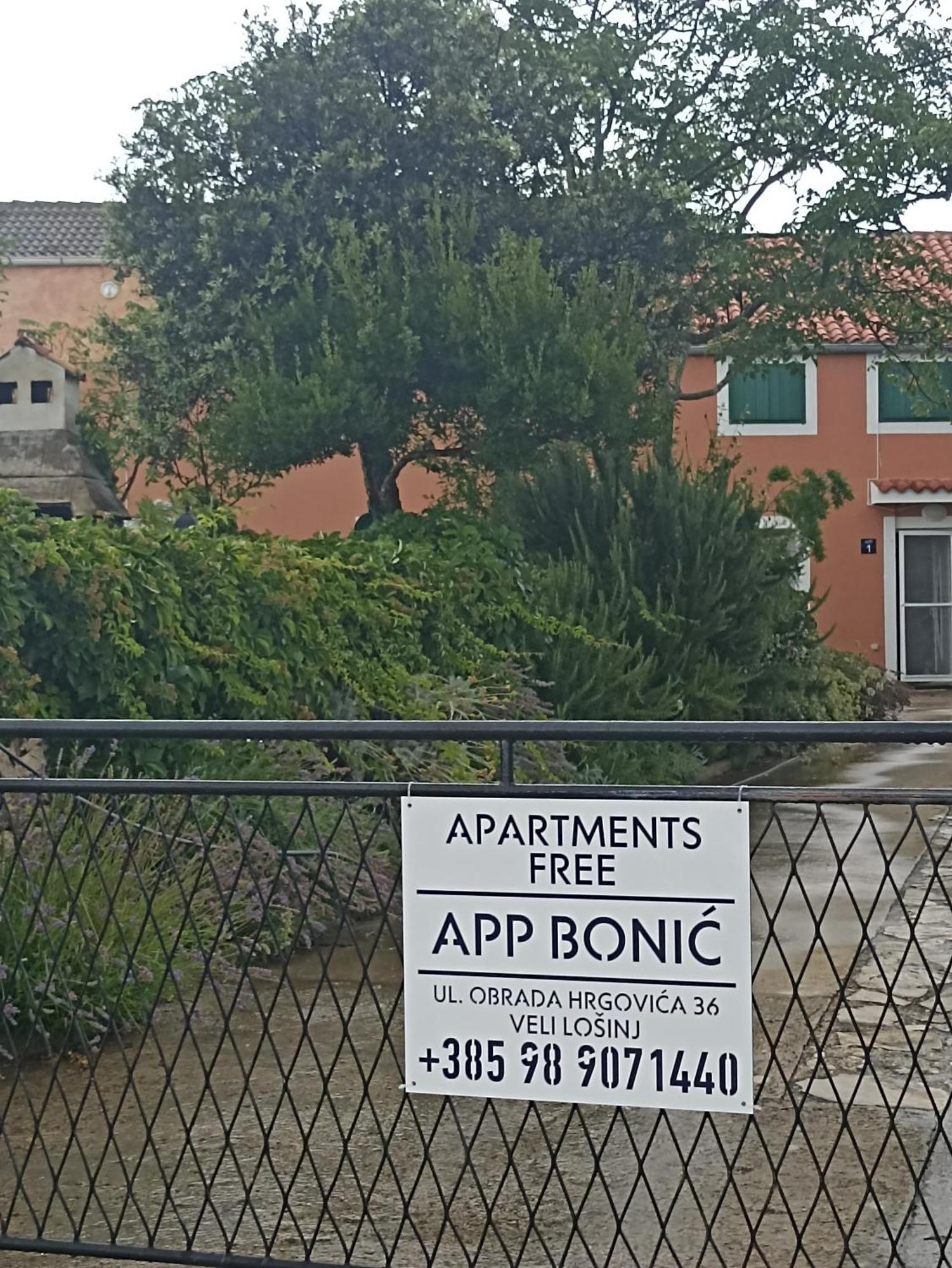 Apartamento App Bonic Veli Lošinj Exterior foto